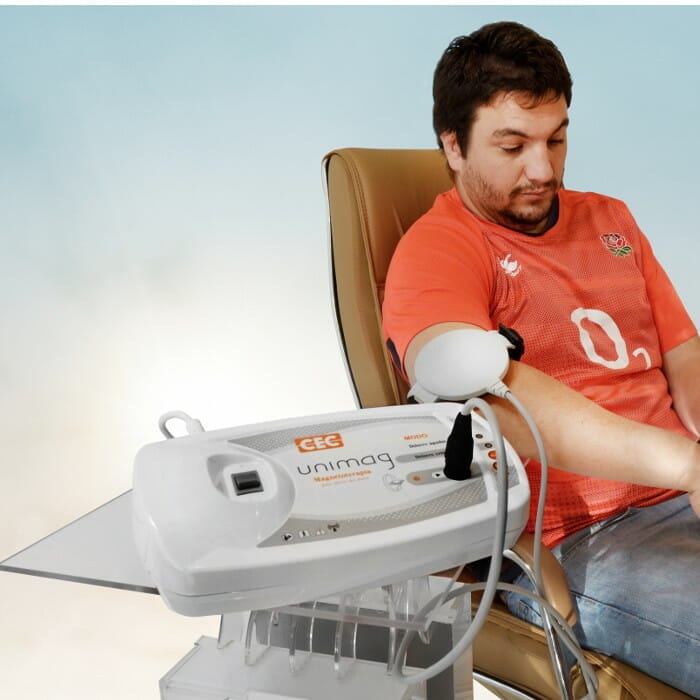 Magnetoterapia portátil para lesiones deportivas, máquina de fisioterapia  para el dolor de espalda baja para rehabilitación y fisioterapia
