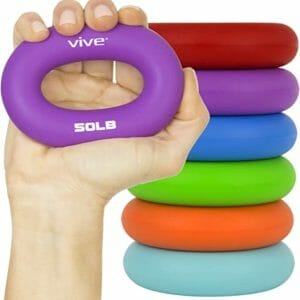 Anillo de agarre fortalecedor de mano (paquete de 6)