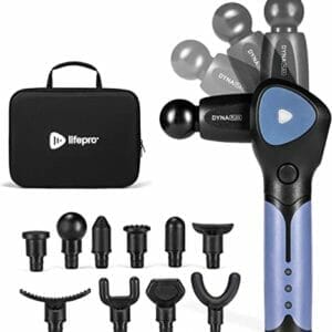 Pistola de masaje de tejido profundo ajustable LifePro Sonic Flex