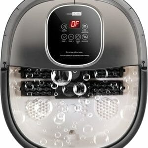 Hidroterapia eléctrica para pies con 6 rodillos de masaje VIVOHOME