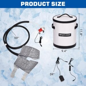 Máquina de terapia de frío, máquina de hielo para rodilla después de la cirugía, enfriamiento de 12 horas